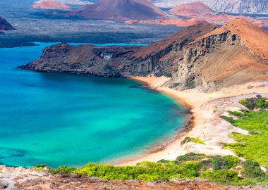 Bartolome Island in the Galapagos Bartolome Island in the Galapagos